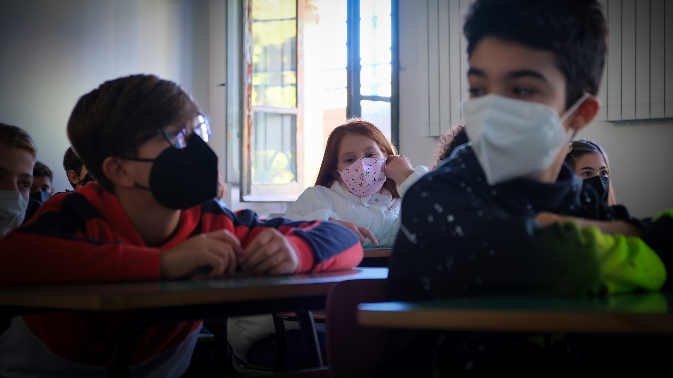 foto bambina in classe